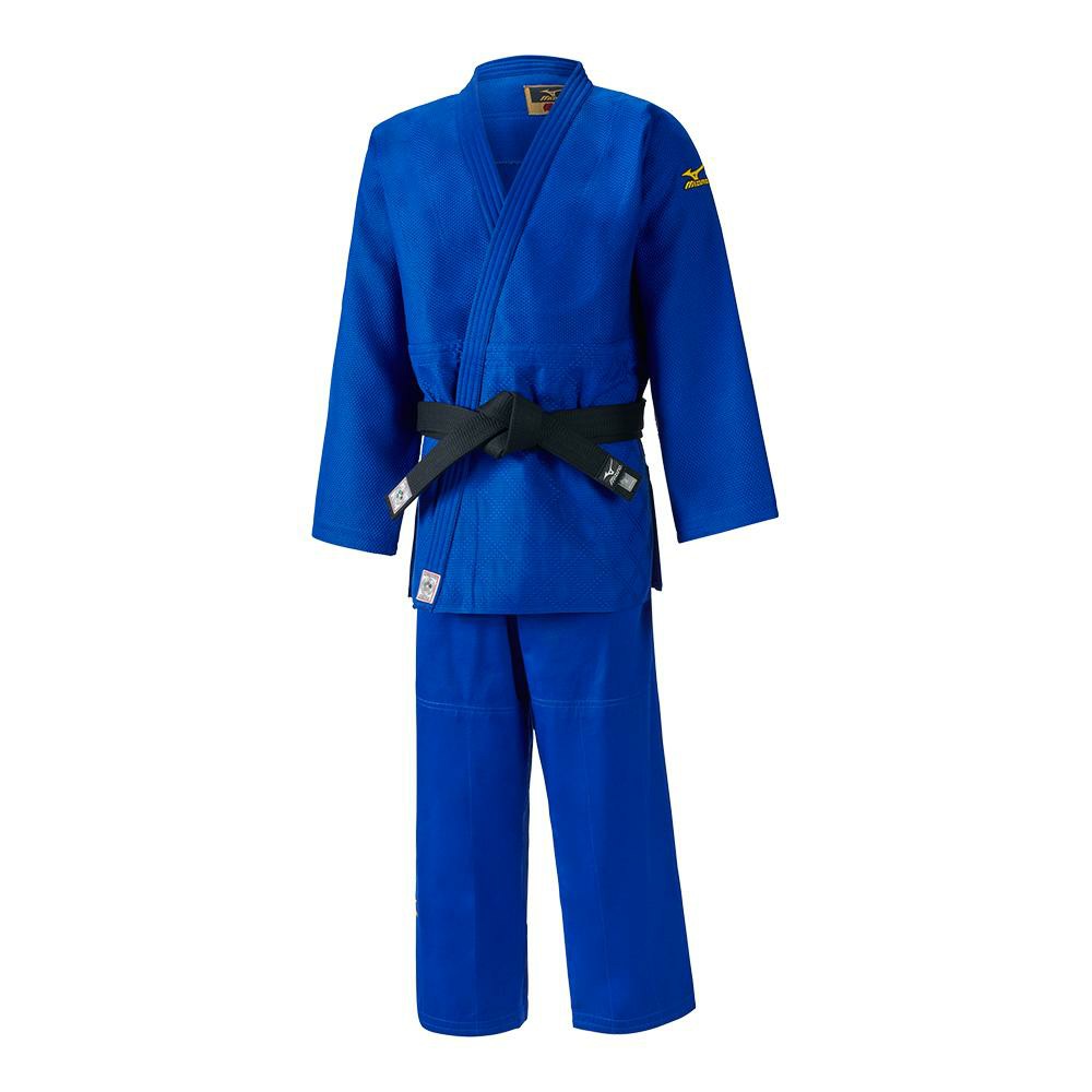 Mizuno Men's Judo Yusho IJF Blue - BGXSYFQ-94